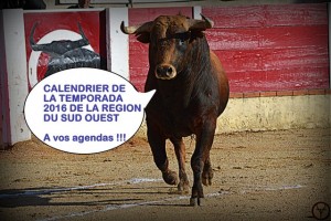 Toros_calendrier 2016-sud ouest