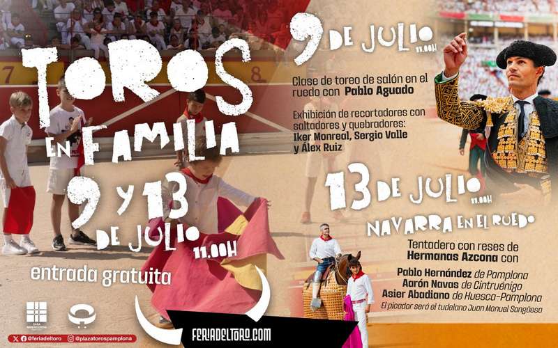 Pamplona-toros en famille2026