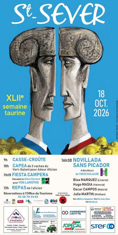 Saint Sever-affiche2026-jeune aficion